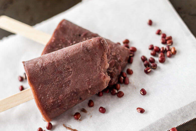 Rote Bohnen-Eis